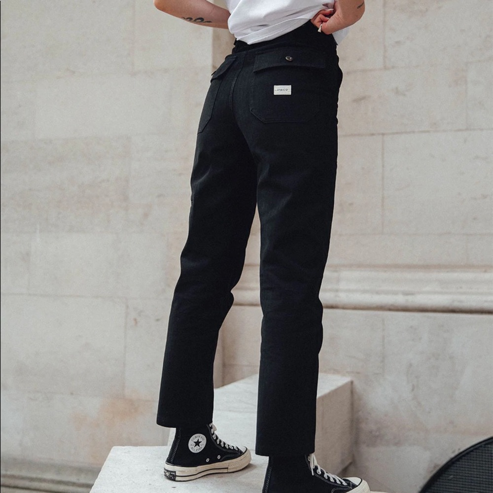 P&Co 304 Service Fatigue Pants - Black Jeans